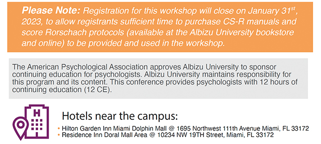 Registration for this workshop will close on January 31st