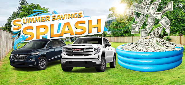 Summer Savings Splash At Wright Buick GMC