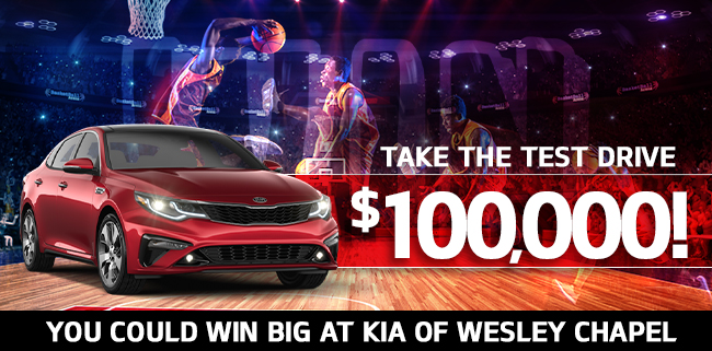 Take The $100,000 Test  Drive You Could Win Big At Kia Of Wesley Chapel