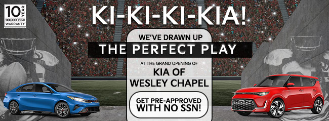 Promotional offer from Kia of Wesley Chapel