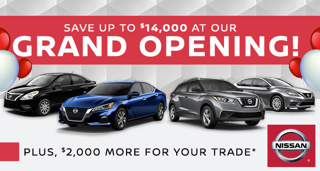 Save Up To $14,000 At Our Grand Opening!