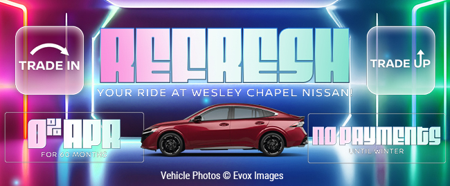 Refresh your ride at Wesley Chapel Nissan