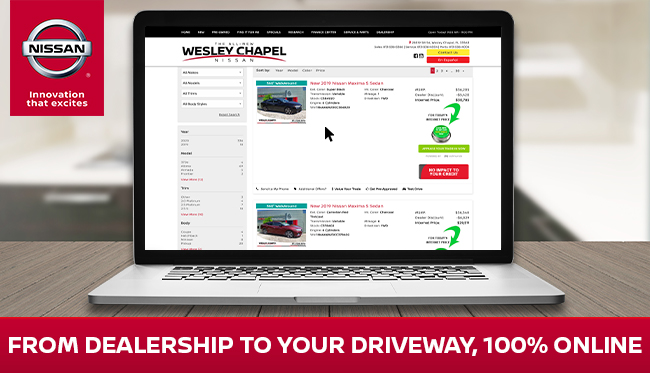 From Dealership To Your Driveway, 100% Online!