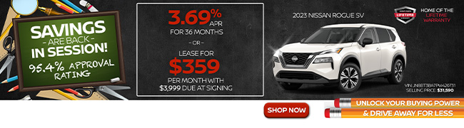 special offer on vehicle at Wesley Chapel Nissan