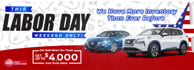 Promotional offer from Wesley Chapel Nissan