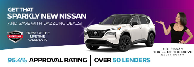 Get that sparkly new Nissan and save with dazzling deals!