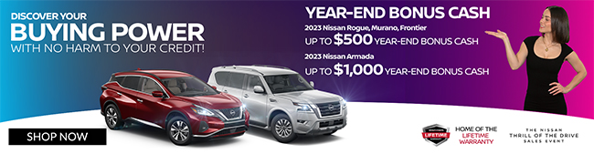 Nissan Year end bonus