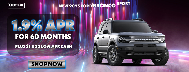 Bronco Sport offer Ford