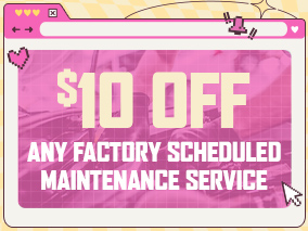 10 off any factory scheduled maintenance service