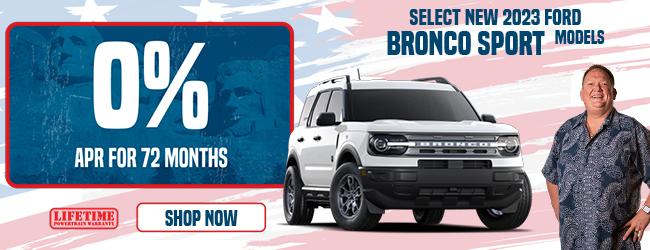 Select New 2023 Ford Bronco Sport Models