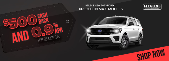 Select New 2023 Ford Expedition Max Models