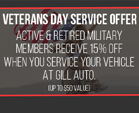 Veterans Day service offer