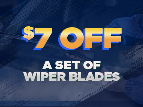 7 off a set of wiper blades