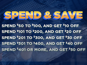 the more you spend, the more you save