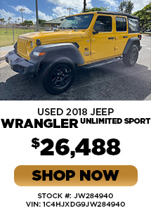 pre-owned Jeep Wrangler