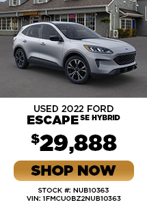 pre-owned Ford Escape