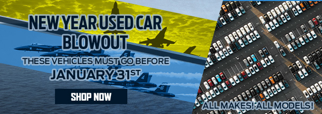 new year used car blowout sale