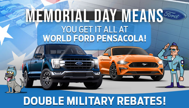 Promotional offer from World Ford Pensacola