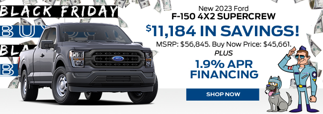 special on New 2023 Ford F150