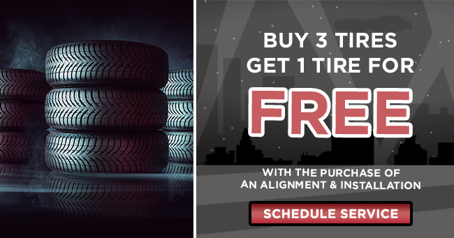 buy 3 tires get 1 for free