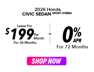 Honda Civic Sedan offer