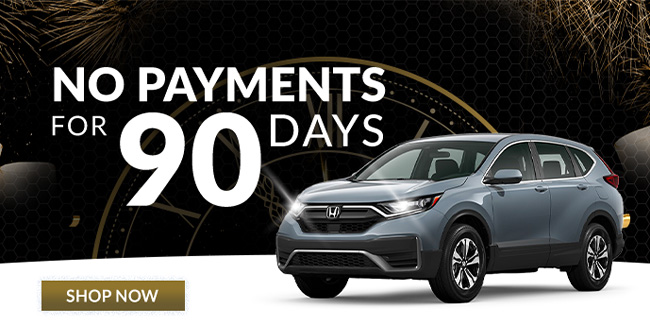 no payments for 90 days on select new Honda