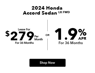 2024 Honda Accord Sedan LX FWD offer