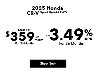 2025 Honda CR-V Sport Hybrid 2WD offer