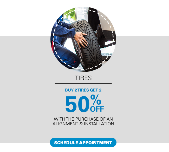 Buy 2 tires get 2 at half off