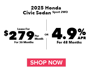 2025 Honda Civic Sedan Sport 2WD offer