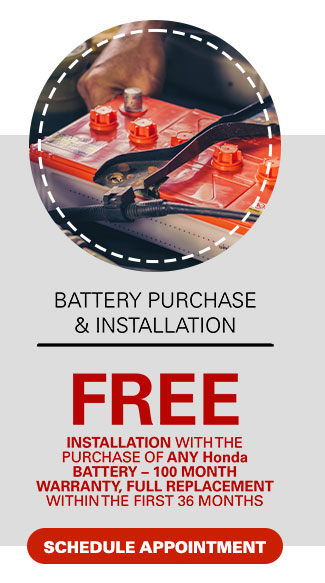 free installation with battery purchase