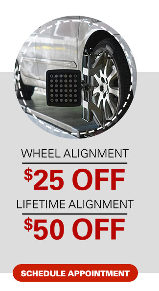 discounts on wheel alignment