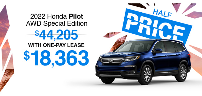 2022 Honda Pilot offer