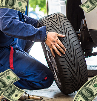 Buy 3 Tires and Get the 4th FREE with the purchase of an alignment & installation