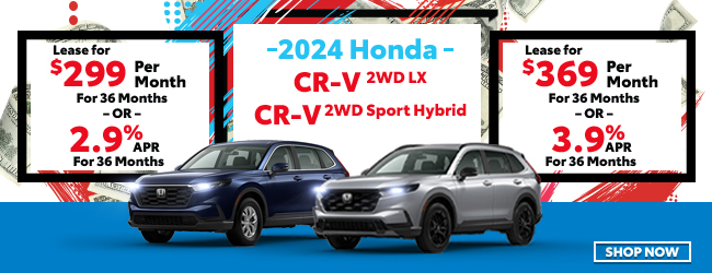 2024 Honda CR-V 2WD LX and CR-V 2WD Sport Hybrid
