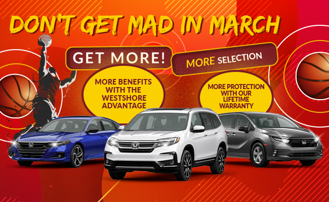 Dont get mad in march - get more - more selection