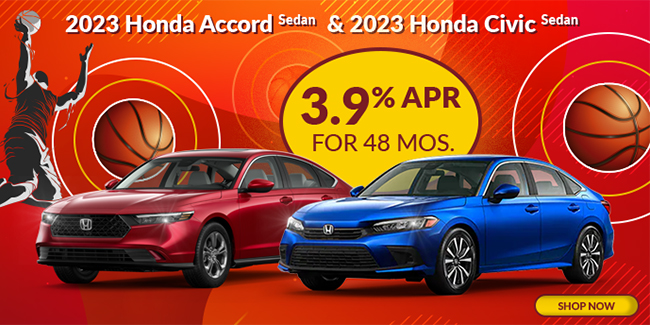 2023 Honda Accord Sedan and 2023 Honda Civic Sedan