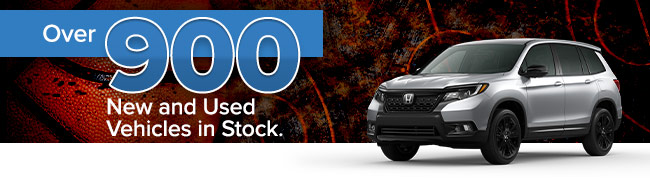 over 900 new and used vehicles