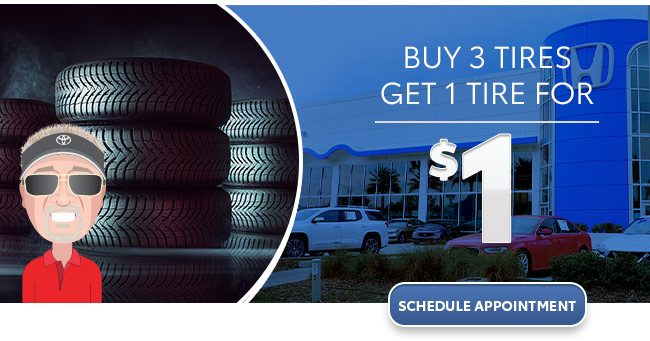 buy 3 tires get 1 tire for $1