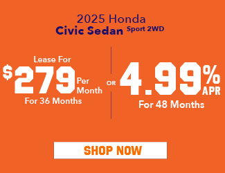 2025 Honda Civic Sedab Sport 2WD offer