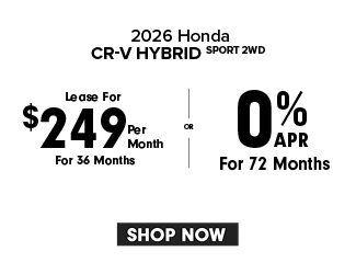 2026 Honda CR-V Hybrid Sport 2WD offer