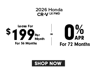 2026 Honda CR-V LX FWD offer
