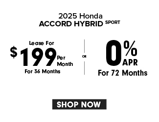 2025 Honda Accord Hybrid Sport offer