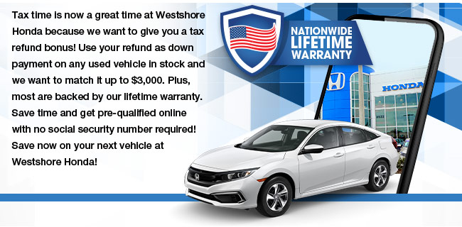 Promotional Savings Offers from Westshore Honda