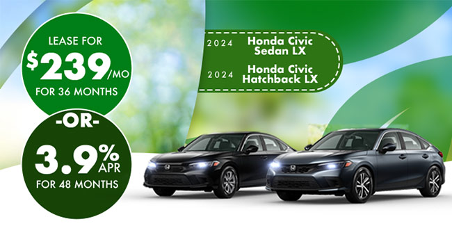 2024 Honda Civic Sedan and Civic Hatchback