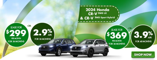 2024 Honda CR-V 2WD LX and CR-V 2WD Sport Hybrid