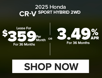 2025 Honda CR-V Sport Hybrid 2WD offer
