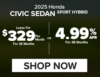 2025 Honda Civic Sedan Sport Hybrid offer