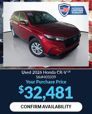 offer on used Honda CR-V