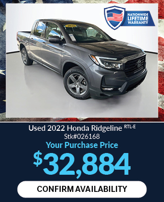 offer on used Honda Ridgeline